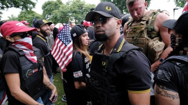 lider cubano-americano del grupo proud boys: «estuve muy feliz de que el nombre de nosotros estuviera en el debate»