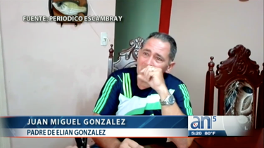 padre de elian gonzalez sigue llorando a fidel castro