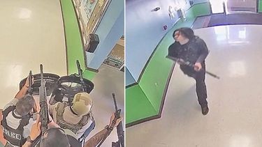 el aterrador video que muestra al tirador de la masacre de texas dentro de la escuela y la cuestionada reaccion de la policia