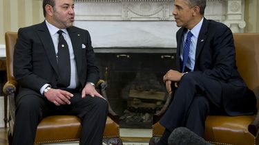 americateve | El presidente Barack Obama se entrevista con el rey de Marruecos, Mohamed VI, el viernes 22 de noviembre del 2013 en la Casa Blanca de Washington. (Foto AP/Evan Vucci)