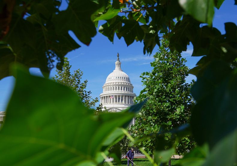 El Capitolio de Estados Unidos, el viernes 25 de septiembre de 2026, en Washington. (AP Foto/Mariam Zuhaib)