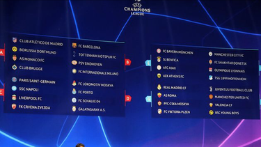 asi quedaron los grupos en el sorteo de la primera fase de la champions league