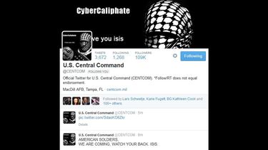 isis hackeo las cuentas de twitter y youtube del comando central de los eeuu
