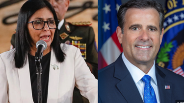 delcy rodriguez se reunio con el director de la cia en caracas, segun medios de ee.uu.
