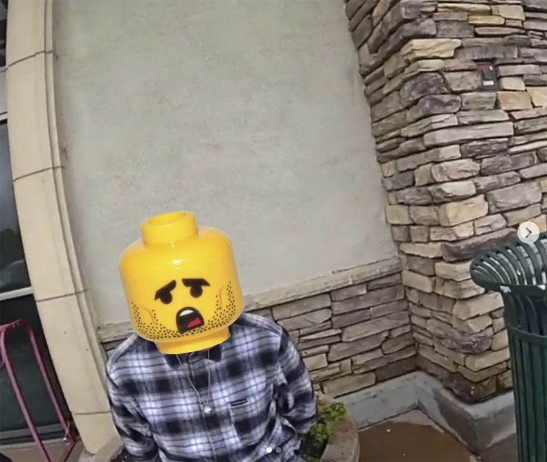 Esta imagen proporcionada por el Departamento de Policía de Murrieta, California, muestra una fotografía manipulada de un sospechoso. (Departamento de Policía de Murrieta vía AP)