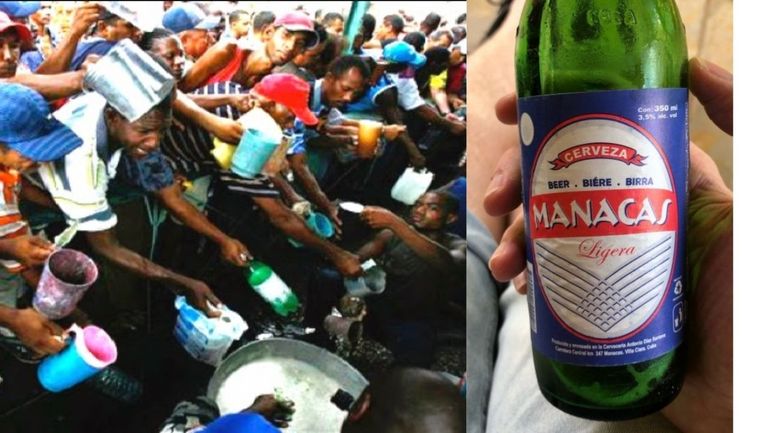 Villa Clara: gobierno vende caja de cerveza por tres cajas de botellas de cerveza vacías y 240 pesos