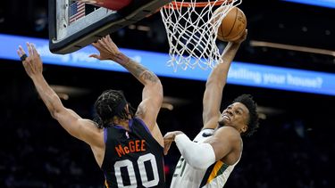 Jazz se mantiene firme y vence 118-114 a Suns