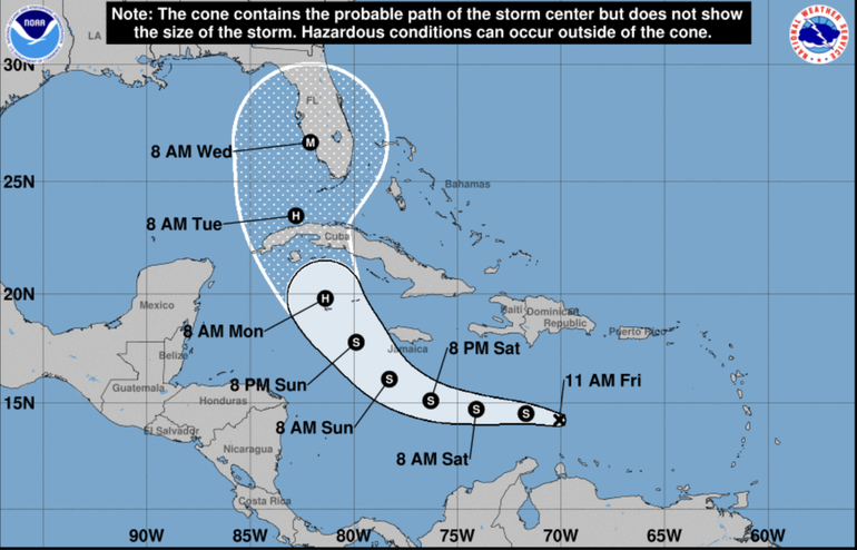 Se forma depresión tropical: Cuba y el Sur de la Florida en alerta