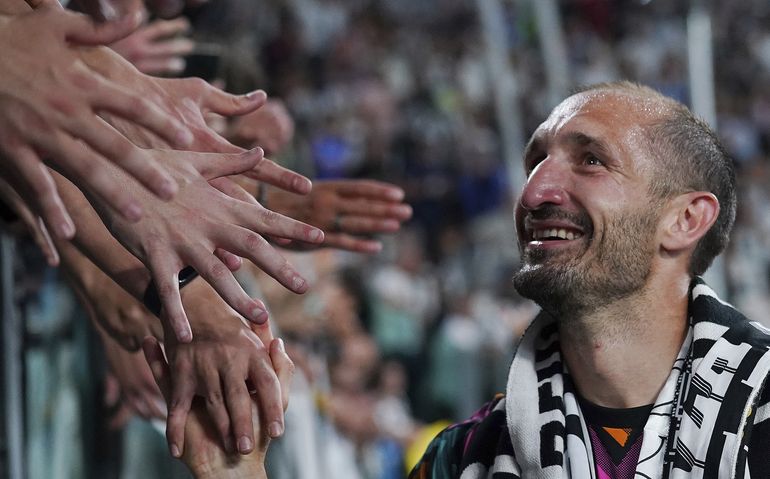 Juventus empata 2-2 con Lazio; Chiellini dice adiós