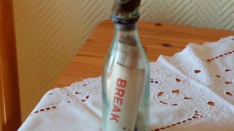 botella perdida