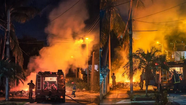 vecinos del barrio de lawton se rebelan contra la inaccion del gobierno y prenden candela a los basureros