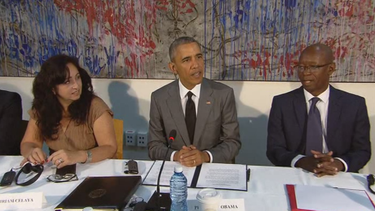 obama se reune con disidentes cubanos y elogia su valor