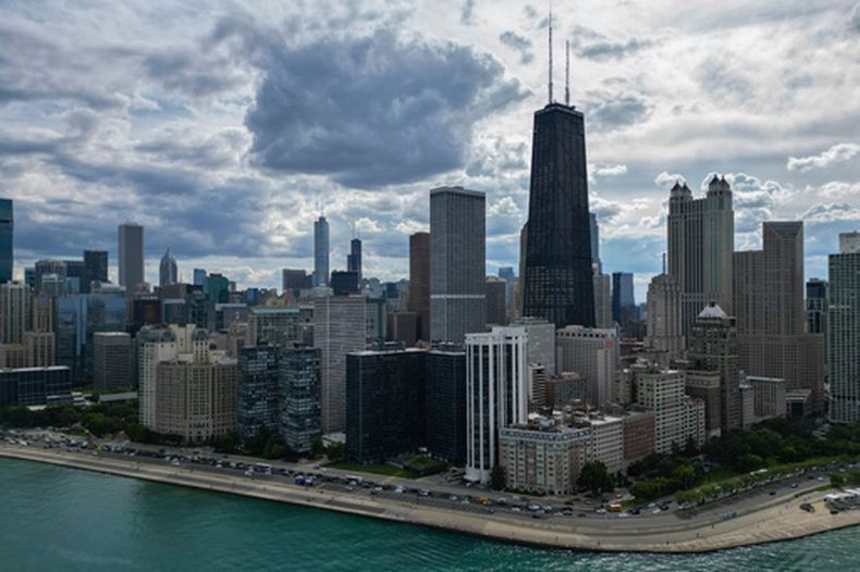 Vista de la ciudad de Chicago, el 27 de agosto de 2025. (Foto AP/Erin Hooley, Archivo)