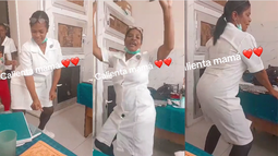 cuba: polemica en redes por video de enfermera cubana bailando en hospital