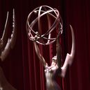 ARHCHIVO - Estatuillas de los Emmy en el escenario durante el anuncio de los nominados a la 70a edición de los Emmy en Los Ángeles el 12 de julio de 2018. (Foto Chris Pizzello/Invision/AP, archivo)