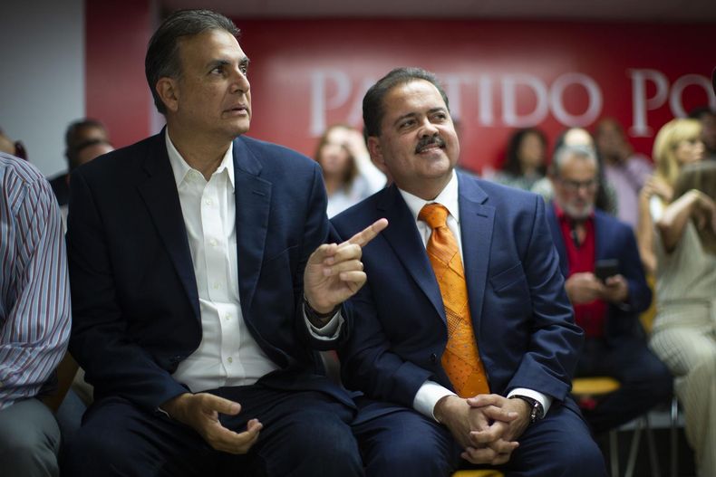 En la foto, Eduardo Bhatia y José Luis Dalmau Santiago.