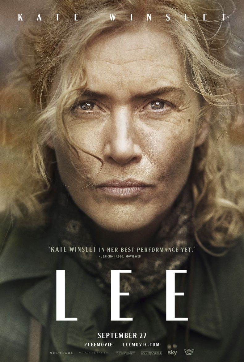 En esta imagen proporcionada por Roadside Attractions, el arte promocional de Lee, protagonizada por Kate Winslet. (Roadside Attractions via AP)