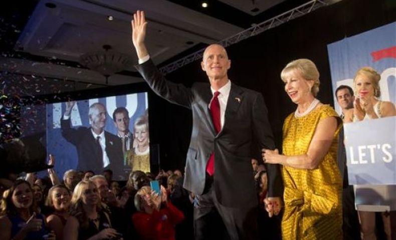 Scott igualó a Jeb Bush en ser dos veces consecutivas gobernador a nombre del partido republicano.