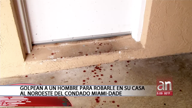 hombre recibe brutal golpiza en la puerta de su casa