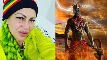 la diosa celebra a chango en instagram
