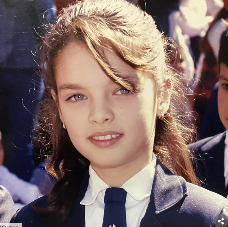 Nadia Ferreira en su infancia