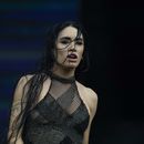 La cantante argentina Lali Esposito durante su concierto en el Festival Tecate Emblema en la Ciudad de México el sábado 18 de mayo de 2024. (Foto AP/Aurea Del Rosario)