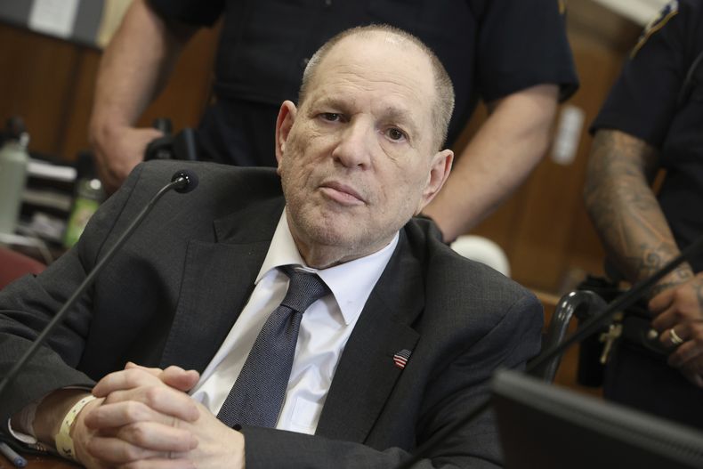 Harvey Weinstein comparece ante un tribunal estatal en Manhattan para su nuevo juicio el viernes 6 de junio de 2025 en Nueva York. (Jefferson Siegel /The New York Times via AP, Pool)