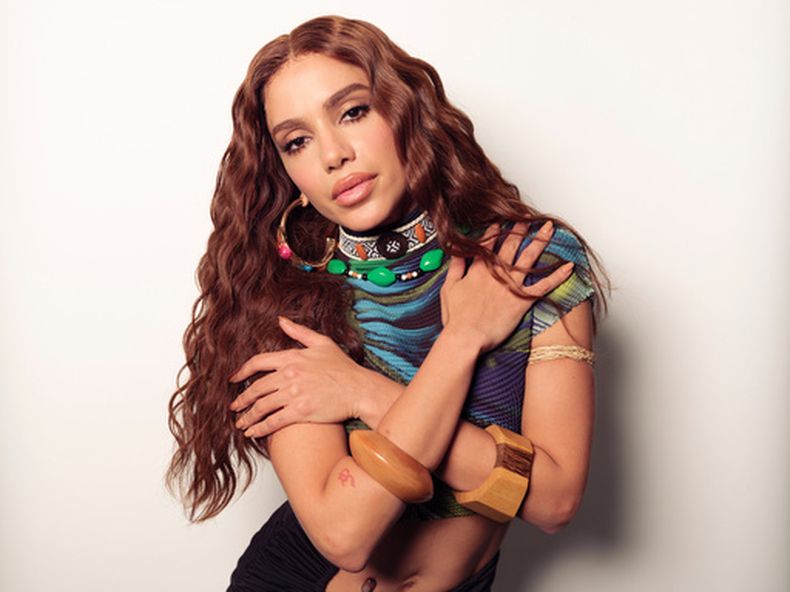 Anitta posa para un retrato en Nueva York el jueves 9 de abril de 2026. (Foto Drew Gurian/Invision/AP)