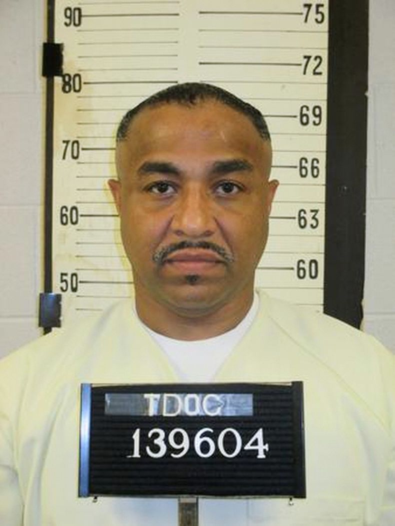 Esta foto del Departamento de Corrección de Tennessee muestra al recluso Tony Carruthers. (Departamento de Corrección de Tennessee vía AP)