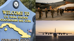 departamento de defensa despliega sus marines en guantanamo para comenzar las deportaciones masivas