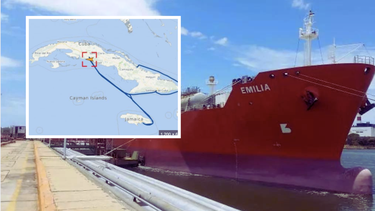 el tanquero emilia regresa vacio a cuba tras negativa de jamaica a vender gas