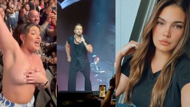 joven cubana de miami sorprende a ricardo arjona y le muestra sus pechos en pleno concierto en el ftx arena