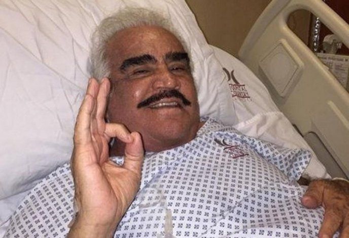 Vicente Fernandez envía un mensaje desde el hospital