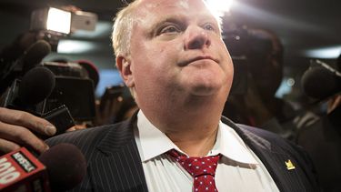 americateve | Foto del 10 de enero del 2014 del alcalde de Toronto Rob Ford en una conferencia de prensa.    (Foto AP/The Canadian Press, Chris Young)