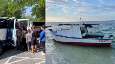 desgarrador: llegan 7 ninos cubanos en una balsa a las costas de la florid