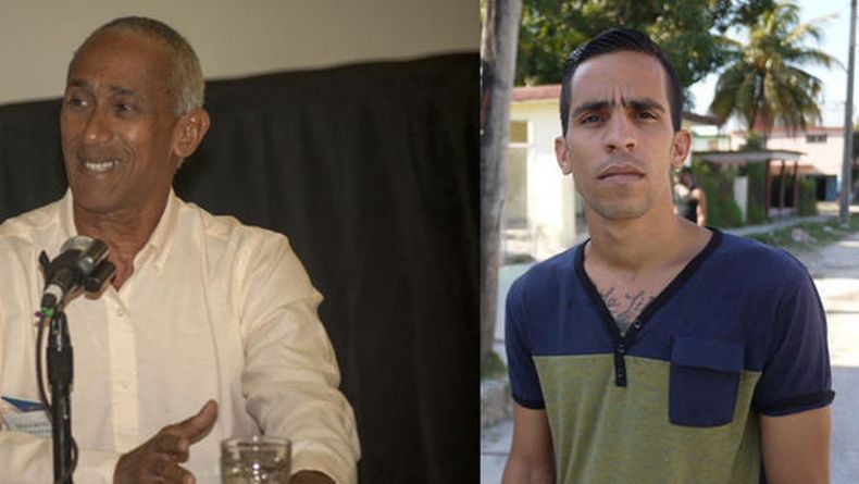 Hildebrando Chaviano y Yuniel López O´Farrill, los dos candidatos opositores nominados.