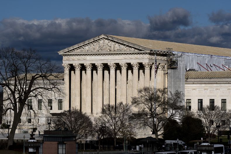 La Corte Suprema de Estados Unidos, en Washington, el 7 de marzo de 2024. (AP Foto/J. Scott Applewhite, archivo)