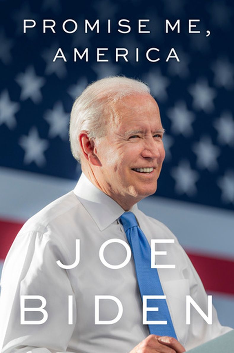 La portada del libro Promise Me, America de Joe BIden editada por Little, Brown and Co. (Little, Brown and Co. via AP)