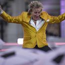 Rod Stewart en el concierto Platinum Jubilee frente al Palacio de Buckingham en Londres el 4 de junio del 2022. (AP foto/Alastair Grant, Pool)