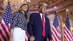 trump muestra actitud discreta tras anunciar su candidatura