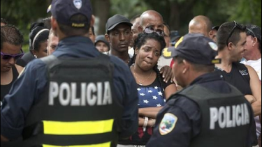 Cubanos varados en Costa Rica.
