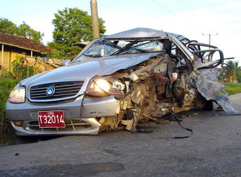 Accidente del tránsito en Las Tunas.