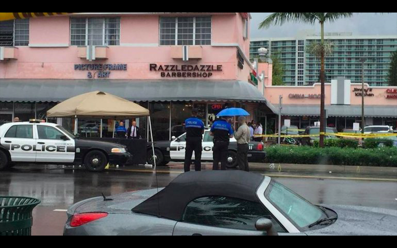 policia miami beach mata a hombre