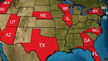 el aumento de casos de coronavirus en el pais mantiene en suspenso el plan de reapertura economica en al menos 16 estados
