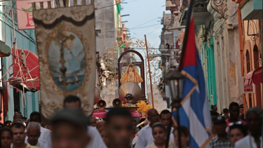 [fotos] asi fue la procesion de la virgen de la caridad del cobre en la habana