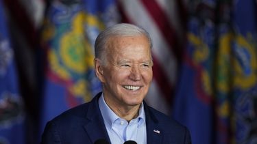 El presidente Joe Biden habla durante un evento de campaña en Scranton, Pensilvania, el 16 de abril de 2024. (Foto AP/Matt Rourke, Archivo)