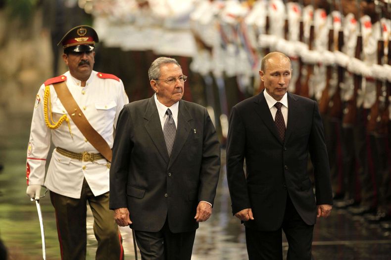 El presidente de Rusia, Vladímir Putin, y Raúl Castro en La Habana (julio/2014).