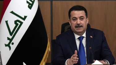 El primer ministro iraquí Mohammed Shia al Sudani en Bagdad, Irak, el 27 de enero de 2024. (Foto AP/Hadi Mizban, Pool)