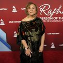 Berta Rojas llega a la 26ª ceremonia en honor a la Persona del Año de los Latin Grammy en el Mandalay Bay de Las Vegas, el miércoles 12 de noviembre de 2025. (Foto AP/Berenice Bautista)