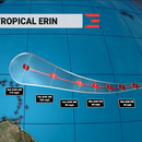 FLORIDA EN ALERTA: Se forma la tormenta tropical Erin y podría convertirse en el primer huracán del 2025